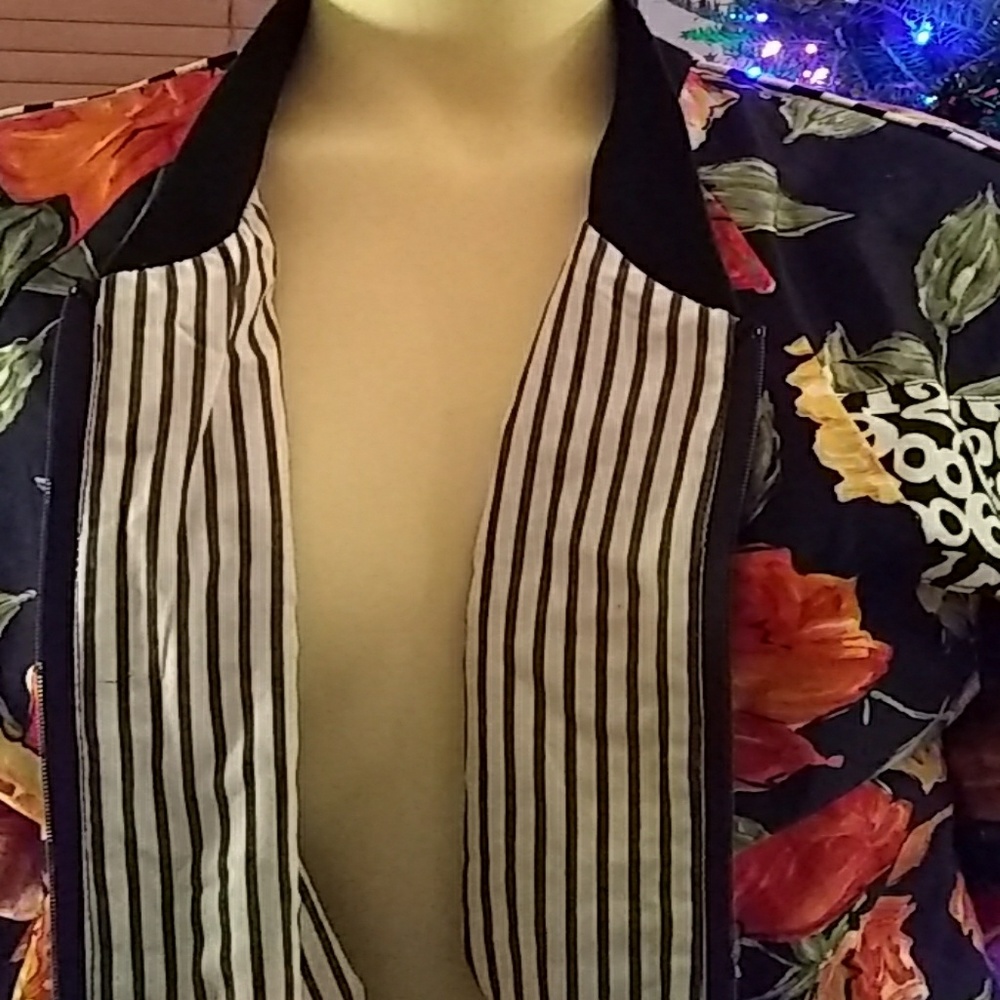 Floral Print Jacket ..No Tags..Never Worn